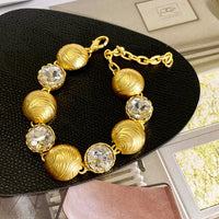 Light Luxury Elegant Gold Necklace Middle-ancient Clavicle Chain