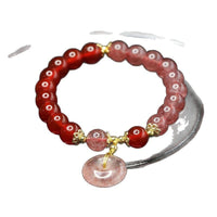 Red Agate Strawberry Quartz Bracelet Fashion New Chinese Style