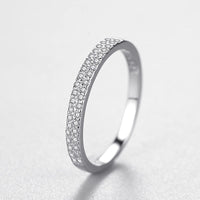 Sterling Silver Ring zircon