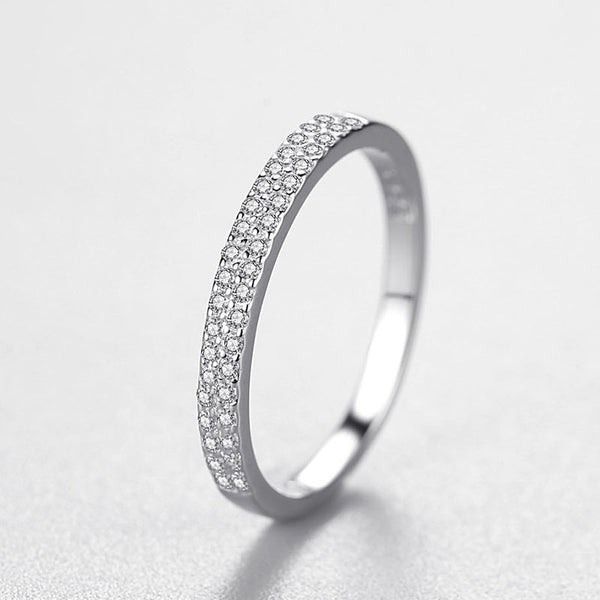 Sterling Silver Ring zircon