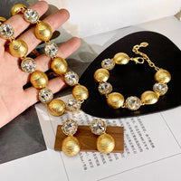 Light Luxury Elegant Gold Necklace Middle-ancient Clavicle Chain