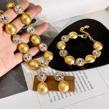 Light Luxury Elegant Gold Necklace Middle-ancient Clavicle Chain