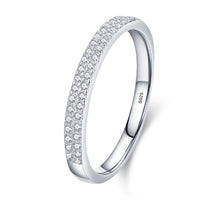 Sterling Silver Ring zircon