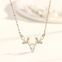 925 Sterling Silver Necklace Clavicle