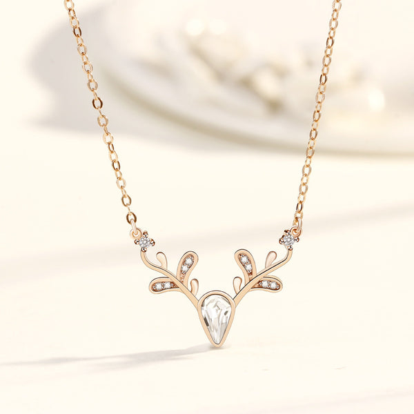925 Sterling Silver Necklace Clavicle