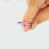 S925 Loving Heart In Sterling Silver Ring
