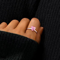 S925 Loving Heart In Sterling Silver Ring