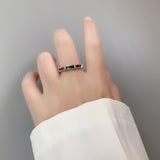Sterling Silver 925 Rainbow Ring